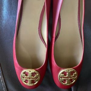 tory burch ,red shoes,, 9.5 new